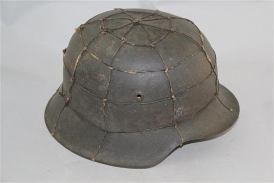 A German Third Reich M42 army helmet,